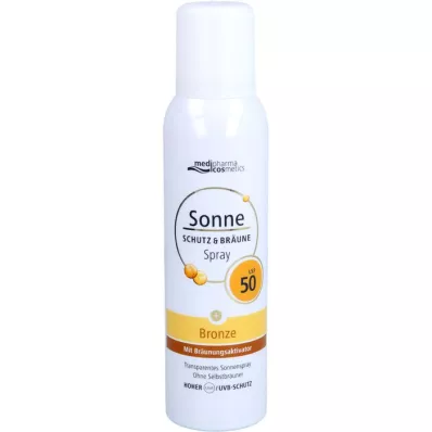 SONNE SCHUTZ &amp; Spray abbronzante bronzo LSF 50, 150 ml