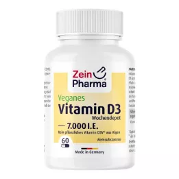 VEGANE Vitamina D3 7000 U.I. Capsule settimanali, 60 pz