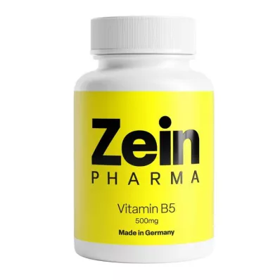 Vitamina B5 acido pantotenico capsule da 500 mg, 120 pezzi Vitamina B5 acido pantotenico capsule da 500 mg, 120 pezzi