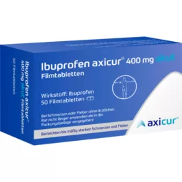 IBUPROFEN axicur 400 mg compresse acute rivestite con film, 50 pz