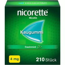 NICORETTE Gomma da masticare 4 mg menta fresca, 210 pezzi