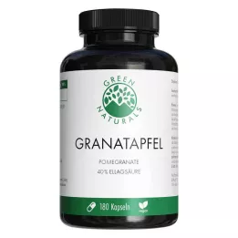 GREEN NATURALS Capsule di melograno+40% di acido ellagico, 180 pezzi