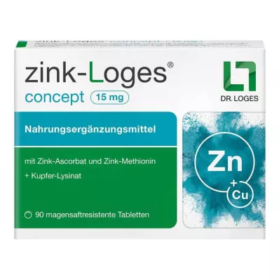 Zinc-Loges concept 15 mg compresse enteroresistenti, 90 pz Zinc-Loges concept 15 mg compresse enteroresistenti, 90 pz