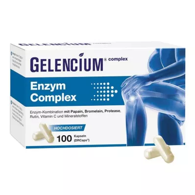 Gelencium Enzyme Complex alte dosi con capsule di bromelina, 100 pezzi