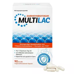 MULTILAC Capsule enteriche intestinali Synbiotic, 3 x 30 pz