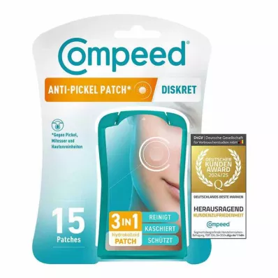 Compeed cerotto antibrufolo discreto, 15 pz