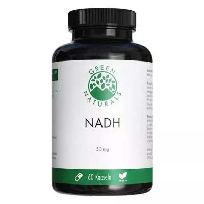 GREEN NATURALS NADH capsule vegane e ad alto dosaggio, 60 pezzi
